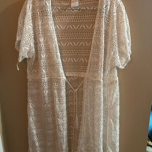 Chic Lace Open-Front Cover-Up